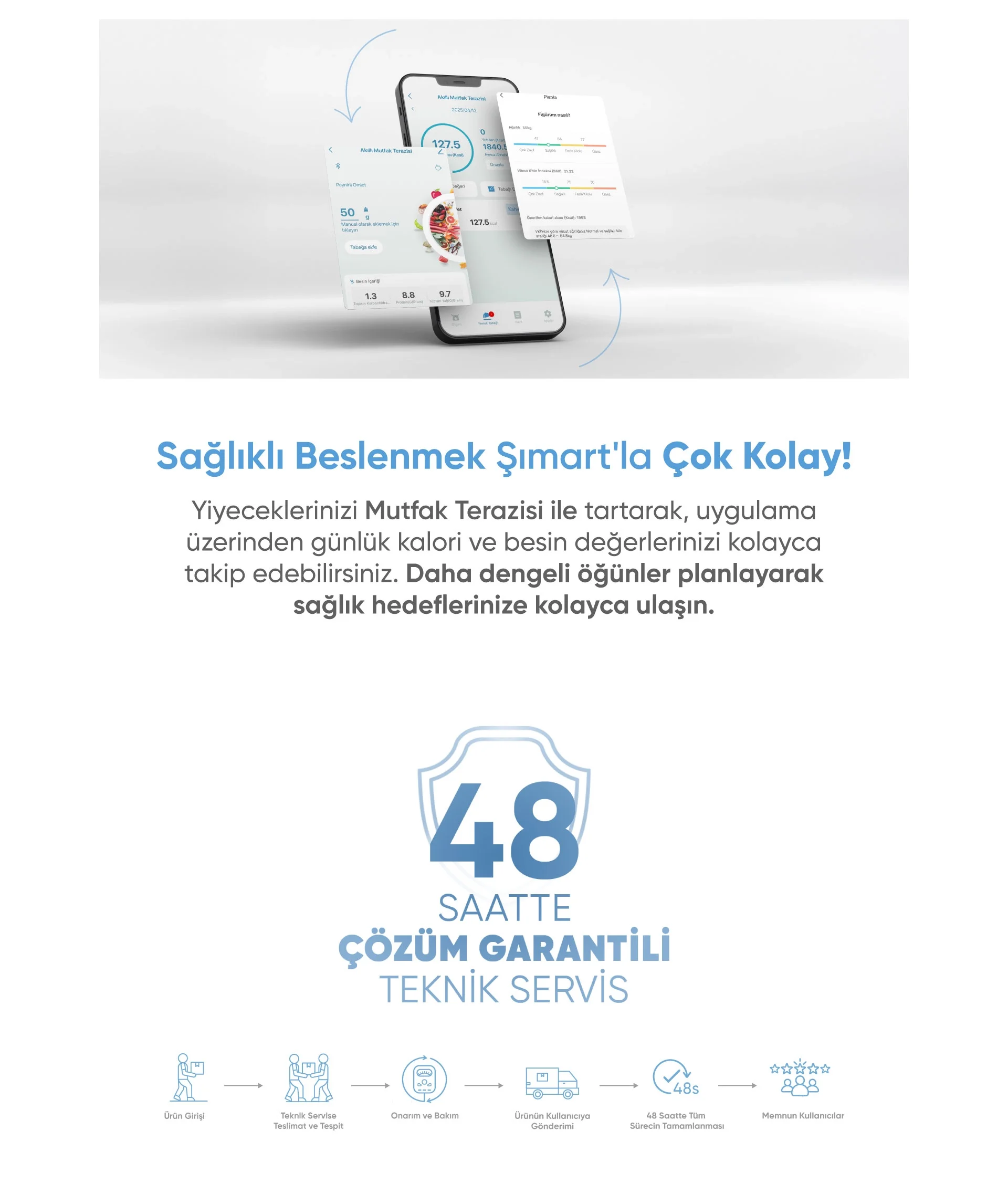 Akıllı Mutfak Terazisi - hassas terazi, mutfak terazisi, şımart akıllı mutfak terazisi