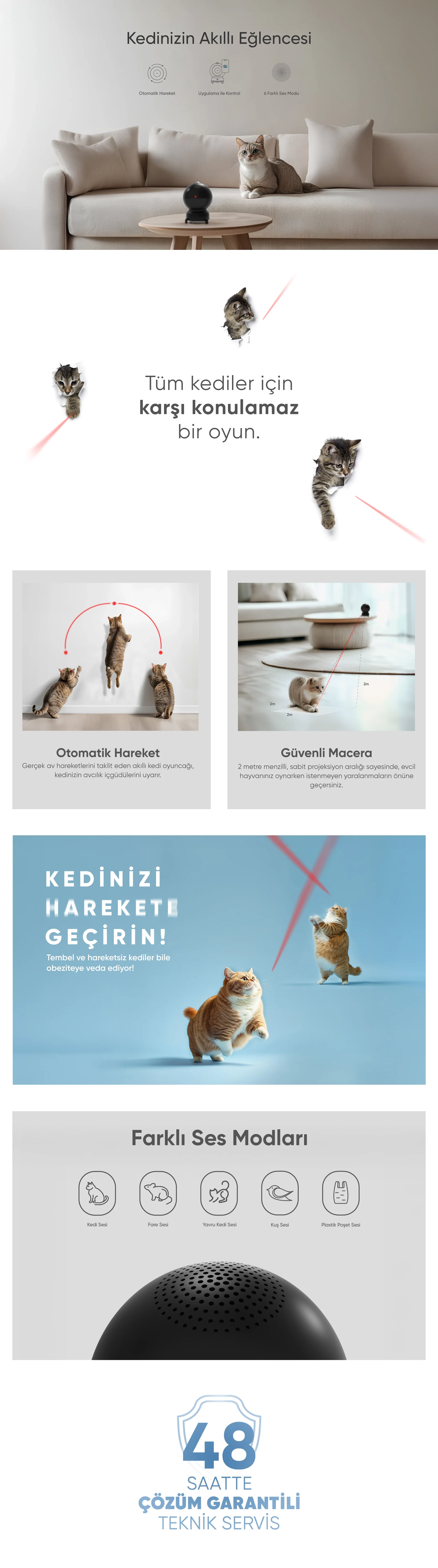 Akıllı Kedi Oyuncağı - Akıllı Kedi Oyuncağı, Akıllı ev cihazı, IoT teknolojisi, Akıllı telefon kontrolü, Enerji tasarrufu IoT, Güvenlik IoT ürünü, Akıllı yaşam teknolojisi, Evinizi akıllandırın, IoT ile akıllı ev, Akıllı ev otomasyonu