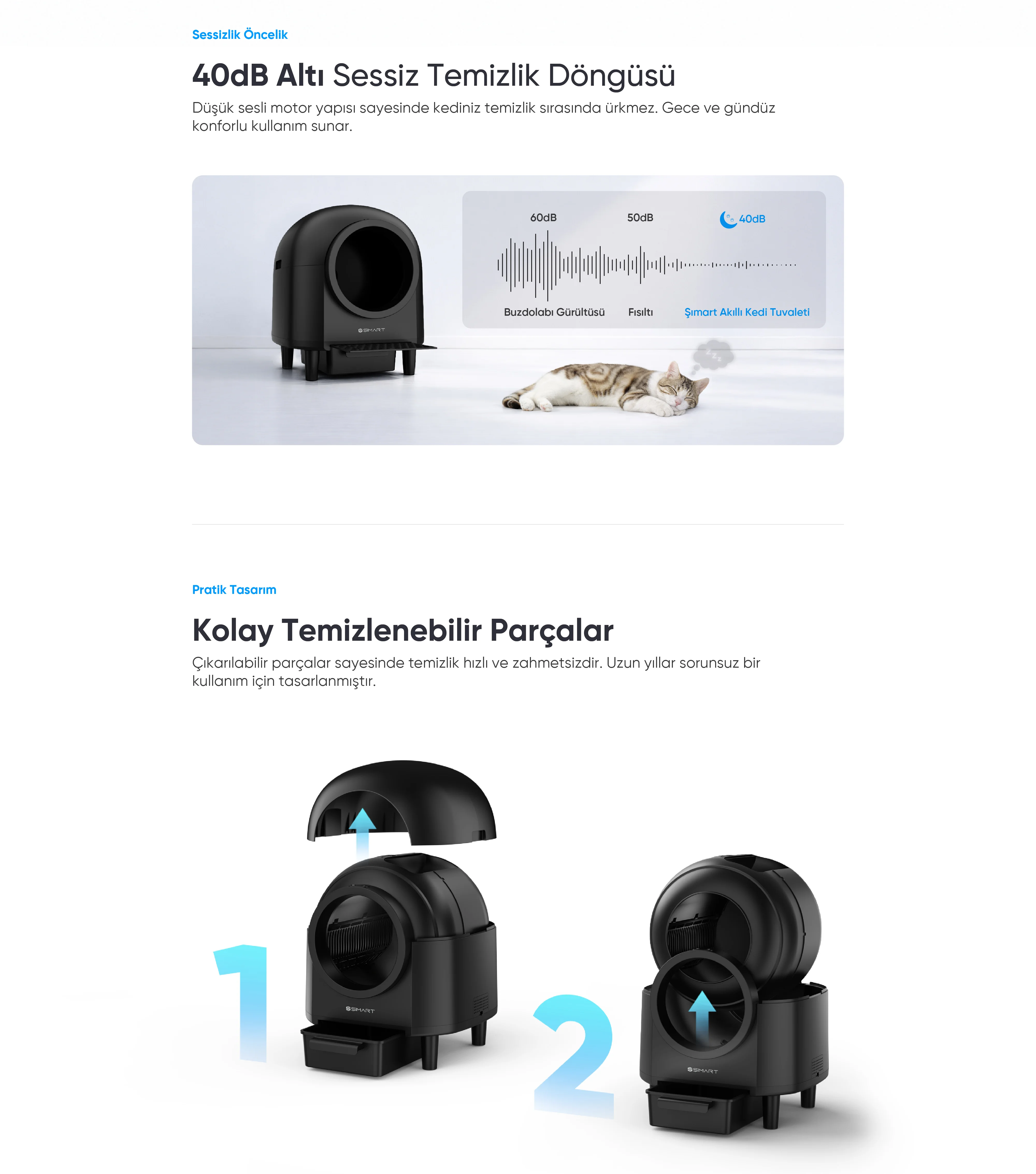 Akıllı Kedi Tuvaleti - akıllı kedi tuvaleti, elektronik kedi tuvaleti, otomatik kedi tuvaleti