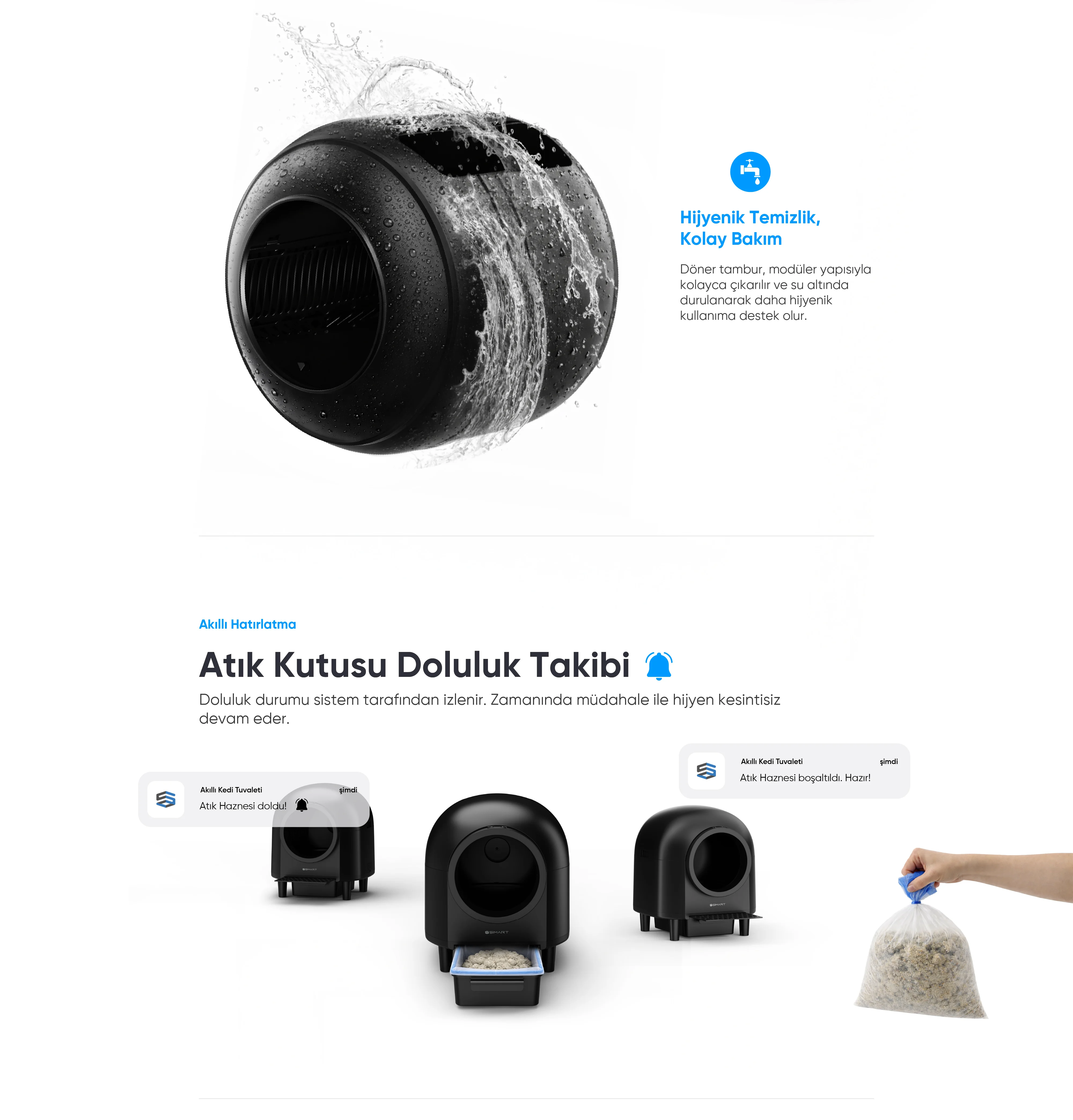 Akıllı Kedi Tuvaleti - akıllı kedi tuvaleti, elektronik kedi tuvaleti, otomatik kedi tuvaleti