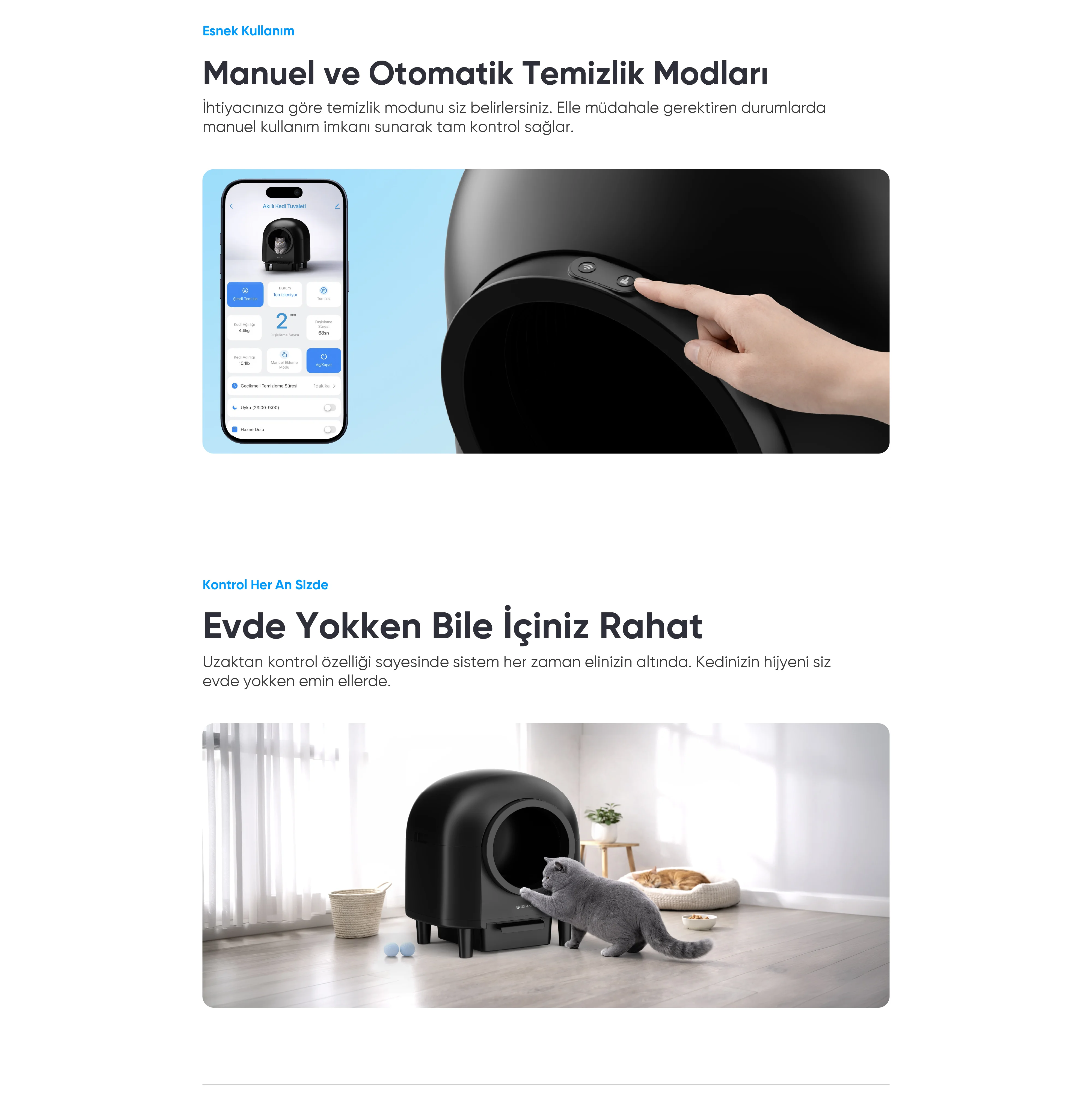 Akıllı Kedi Tuvaleti - akıllı kedi tuvaleti, elektronik kedi tuvaleti, otomatik kedi tuvaleti