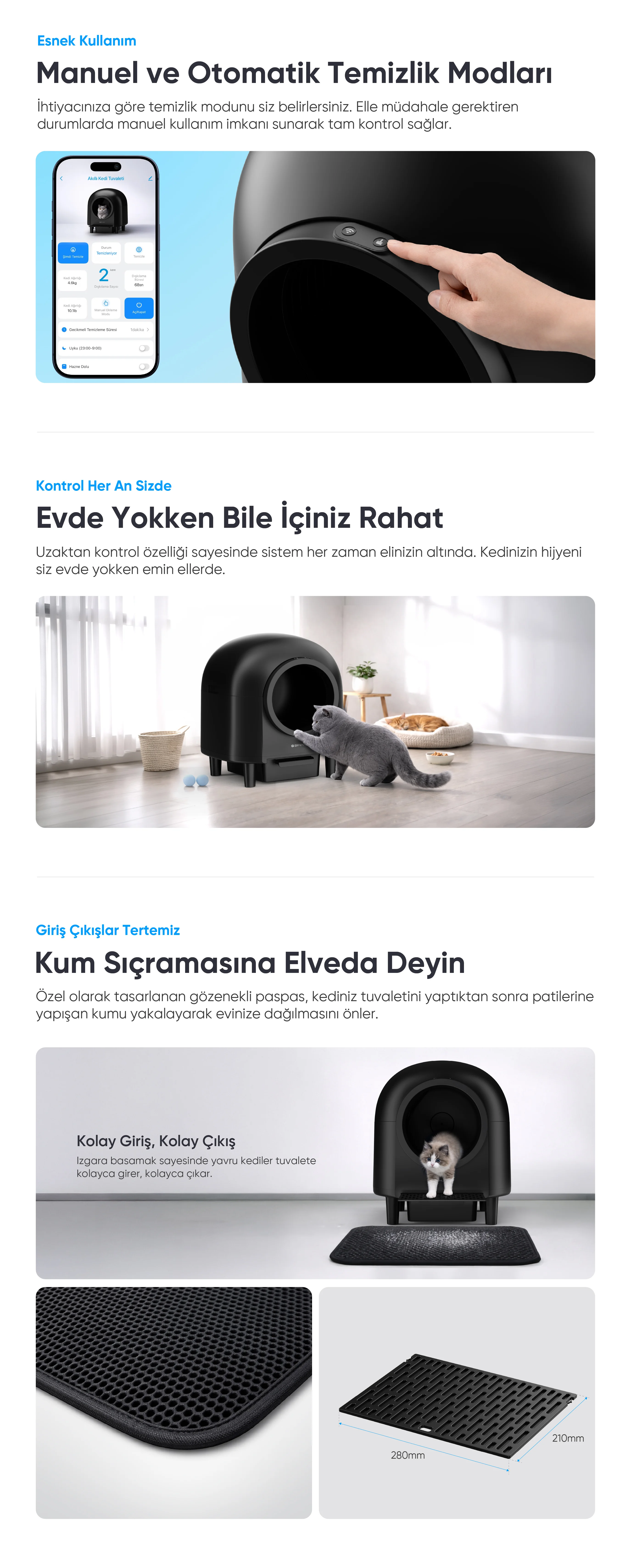 Akıllı Kedi Tuvaleti - akıllı kedi tuvaleti, elektronik kedi tuvaleti, otomatik kedi tuvaleti