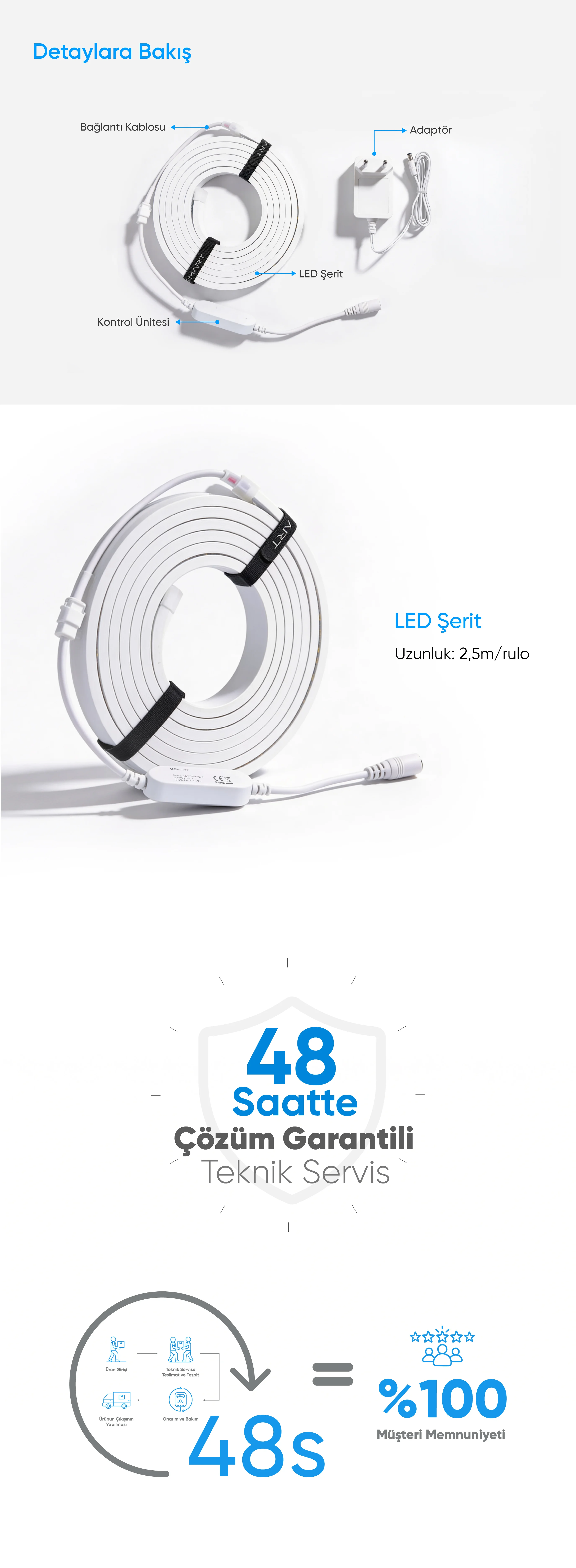 Akıllı Neon LED Şerit (2.5m) - Akıllı Neon LED Şerit (2.5m), Akıllı ev cihazı, IoT teknolojisi, Akıllı telefon kontrolü, Enerji tasarrufu IoT, Güvenlik IoT ürünü, Akıllı yaşam teknolojisi, Evinizi akıllandırın, IoT ile akıllı ev, Akıllı ev otomasyonu