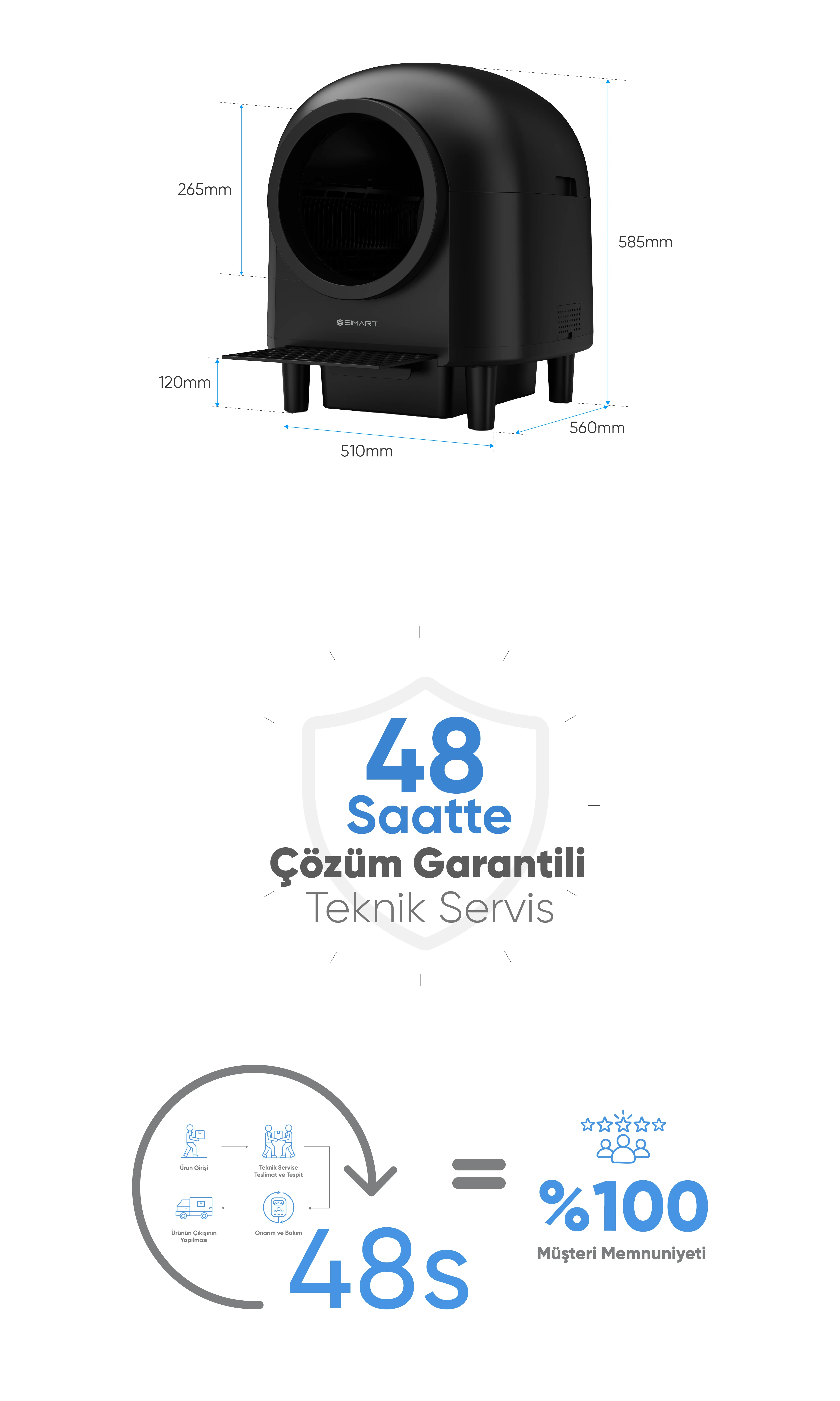 Akıllı Kedi Tuvaleti - akıllı kedi tuvaleti, elektronik kedi tuvaleti, otomatik kedi tuvaleti