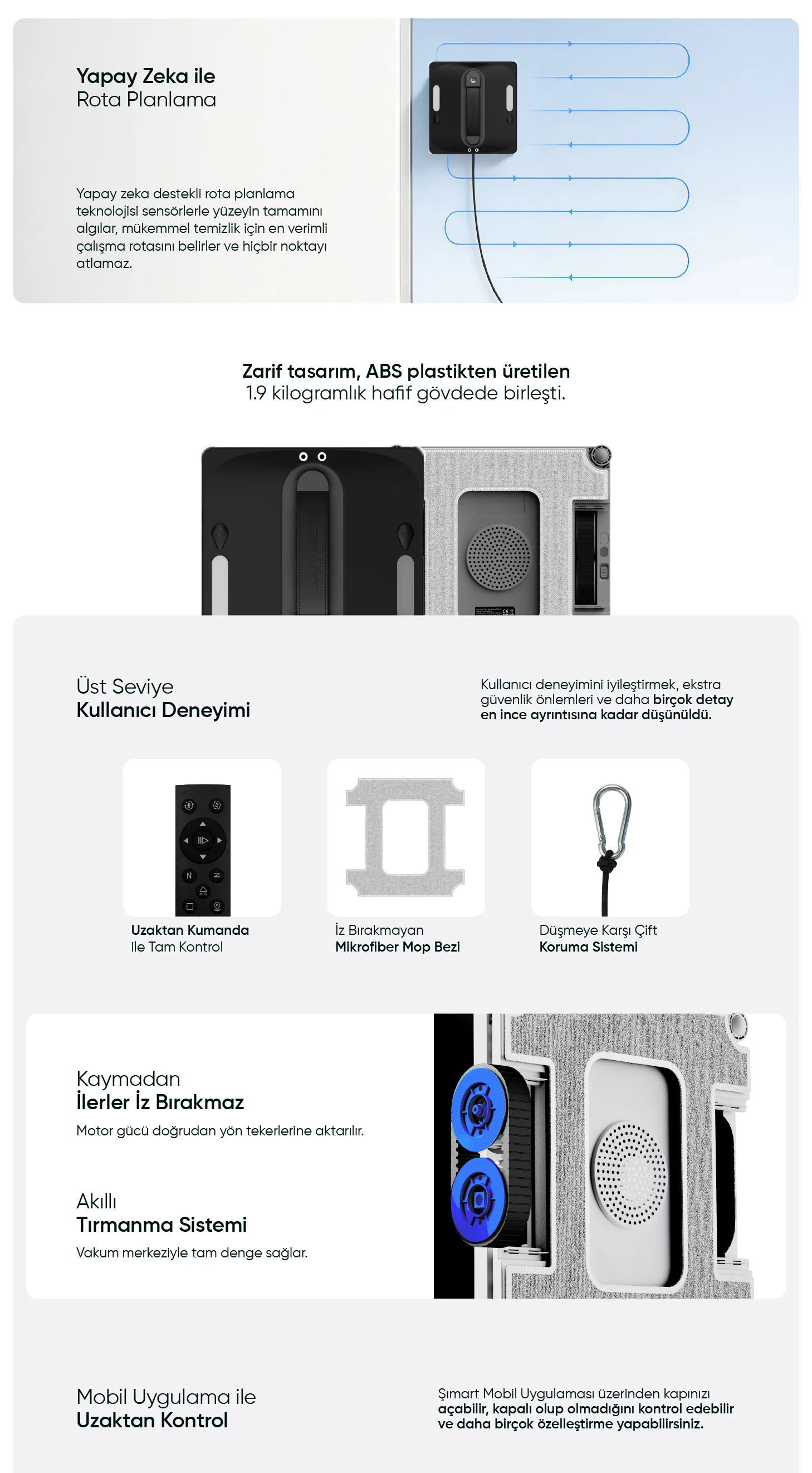 Kare Cam Temizleme Robotu - Kare Cam Temizleme Robotu, Akıllı ev cihazı, IoT teknolojisi, Akıllı telefon kontrolü, Enerji tasarrufu IoT, Güvenlik IoT ürünü, Akıllı yaşam teknolojisi, Evinizi akıllandırın, IoT ile akıllı ev, Akıllı ev otomasyonu