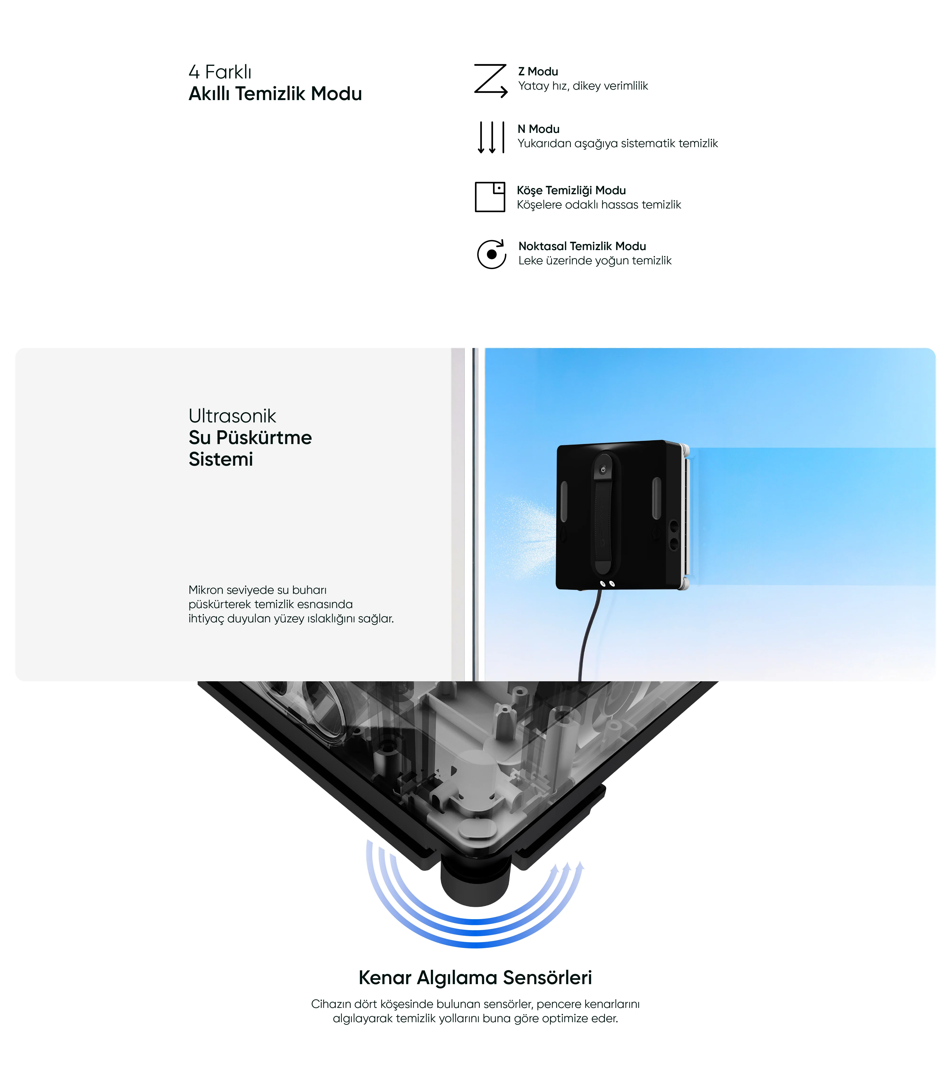 Kare Cam Temizleme Robotu - Kare Cam Temizleme Robotu, Akıllı ev cihazı, IoT teknolojisi, Akıllı telefon kontrolü, Enerji tasarrufu IoT, Güvenlik IoT ürünü, Akıllı yaşam teknolojisi, Evinizi akıllandırın, IoT ile akıllı ev, Akıllı ev otomasyonu