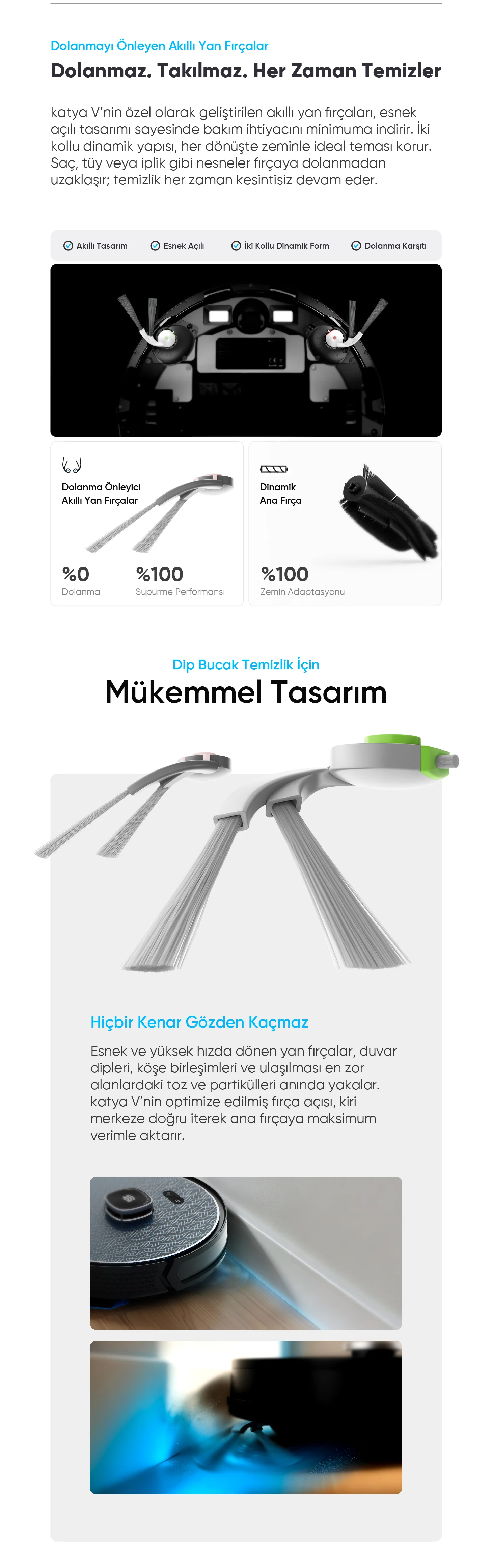 katya V Akıllı Robot Süpürge - katya robot süpürge, fiyat performans robot süpürge, uygun fiyatlı robot süpürge, büyük evler için robot süpürge