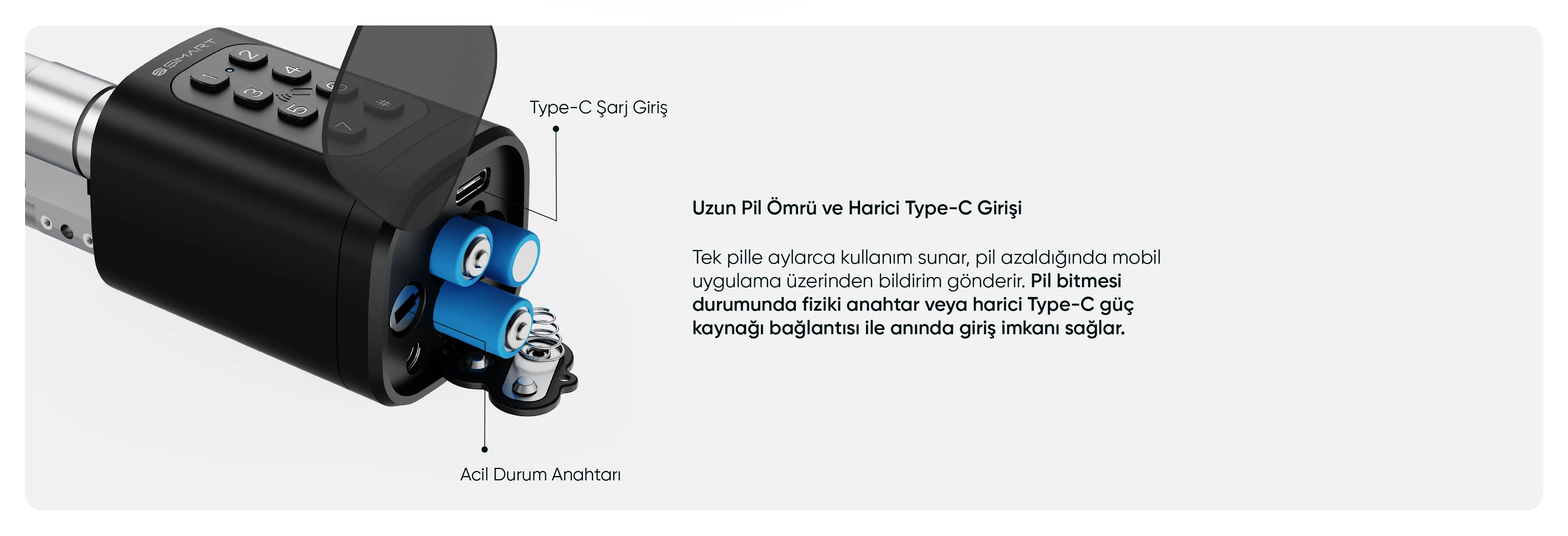Akıllı Kapı Kilidi - akıllı kapı kilidi, parmak izli kapı kilidi, ev kapısını uzaktan açma, anahtarsız kapı kilidi, tuşlu kapı kilidi,