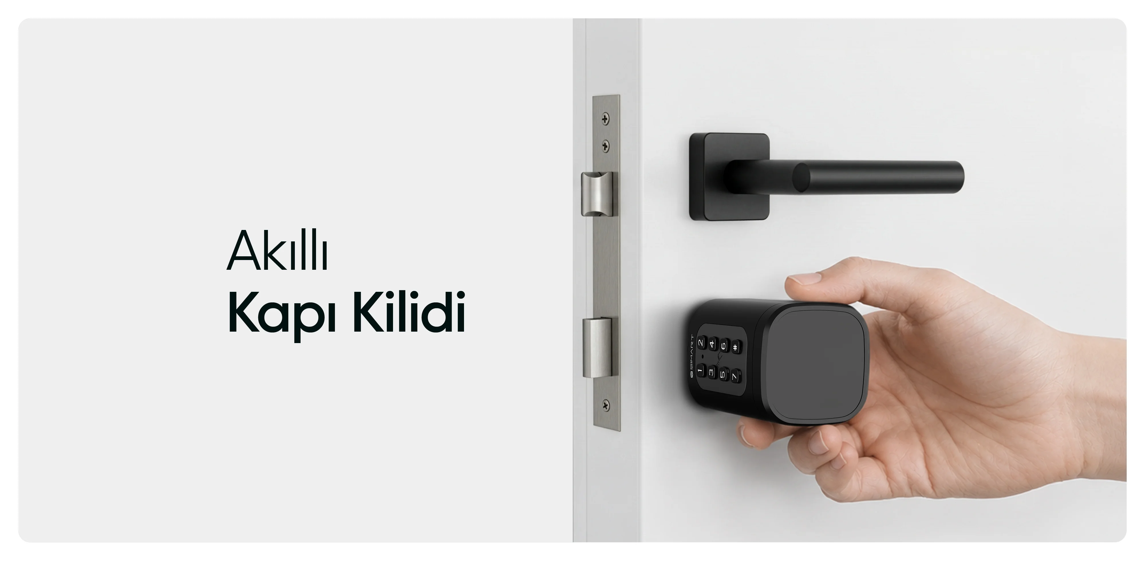 Akıllı Kapı Kilidi - akıllı kapı kilidi, parmak izli kapı kilidi, ev kapısını uzaktan açma, anahtarsız kapı kilidi, tuşlu kapı kilidi,