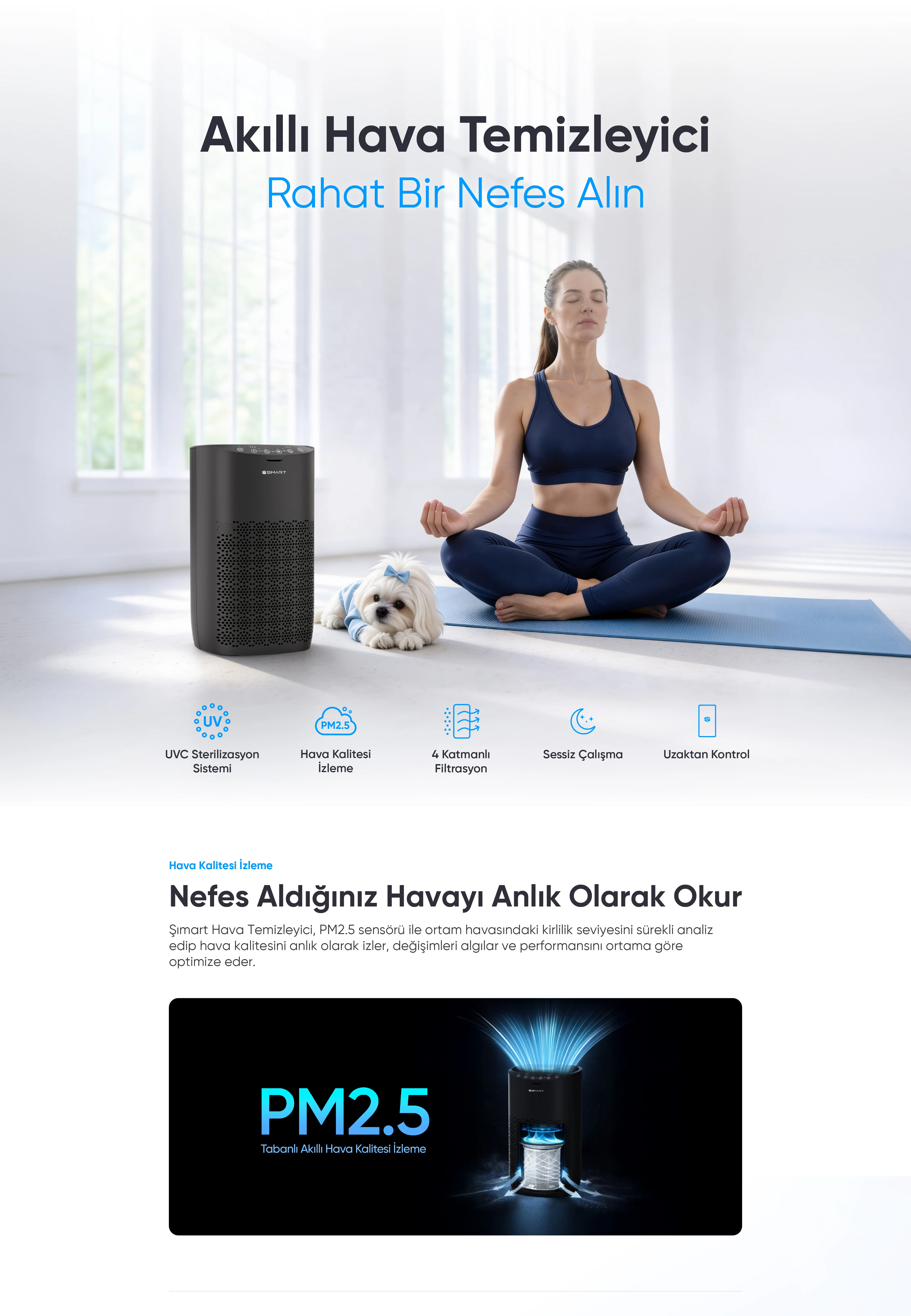 Akıllı Hava Temizleyici - hava temizleyici, filtreli hava temizleme cihazı, hava temizleyici fiyatları, akıllı hava temizleyici fiyatı