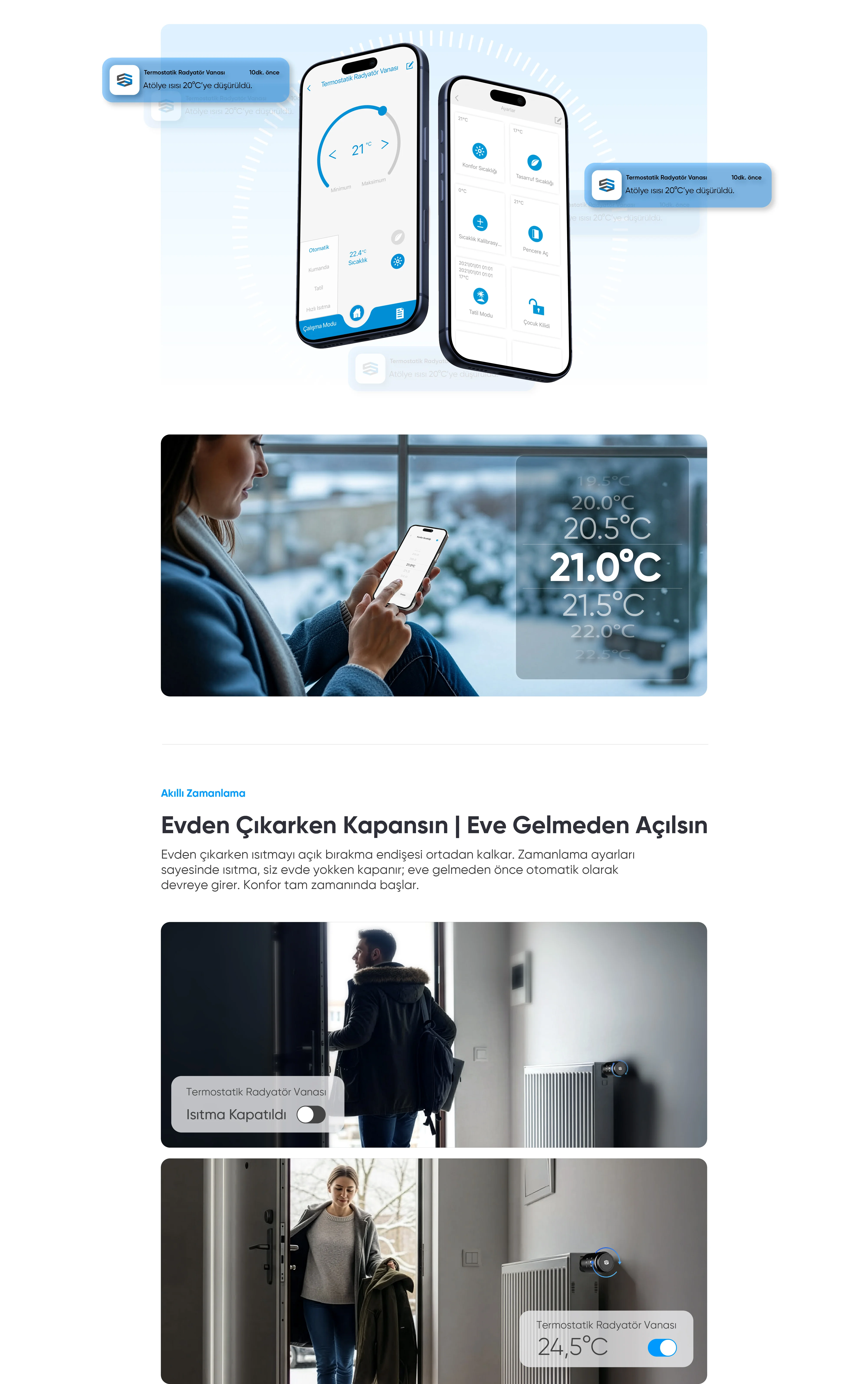 Termostatik Radyatör Vanası (Wi-Fi) - Termostatik Radyatör Vanası (Wi-Fi), Akıllı ev cihazı, IoT teknolojisi, Akıllı telefon kontrolü, Enerji tasarrufu IoT, Güvenlik IoT ürünü, Akıllı yaşam teknolojisi, Evinizi akıllandırın, IoT ile akıllı ev, Akıllı ev otomasyonu