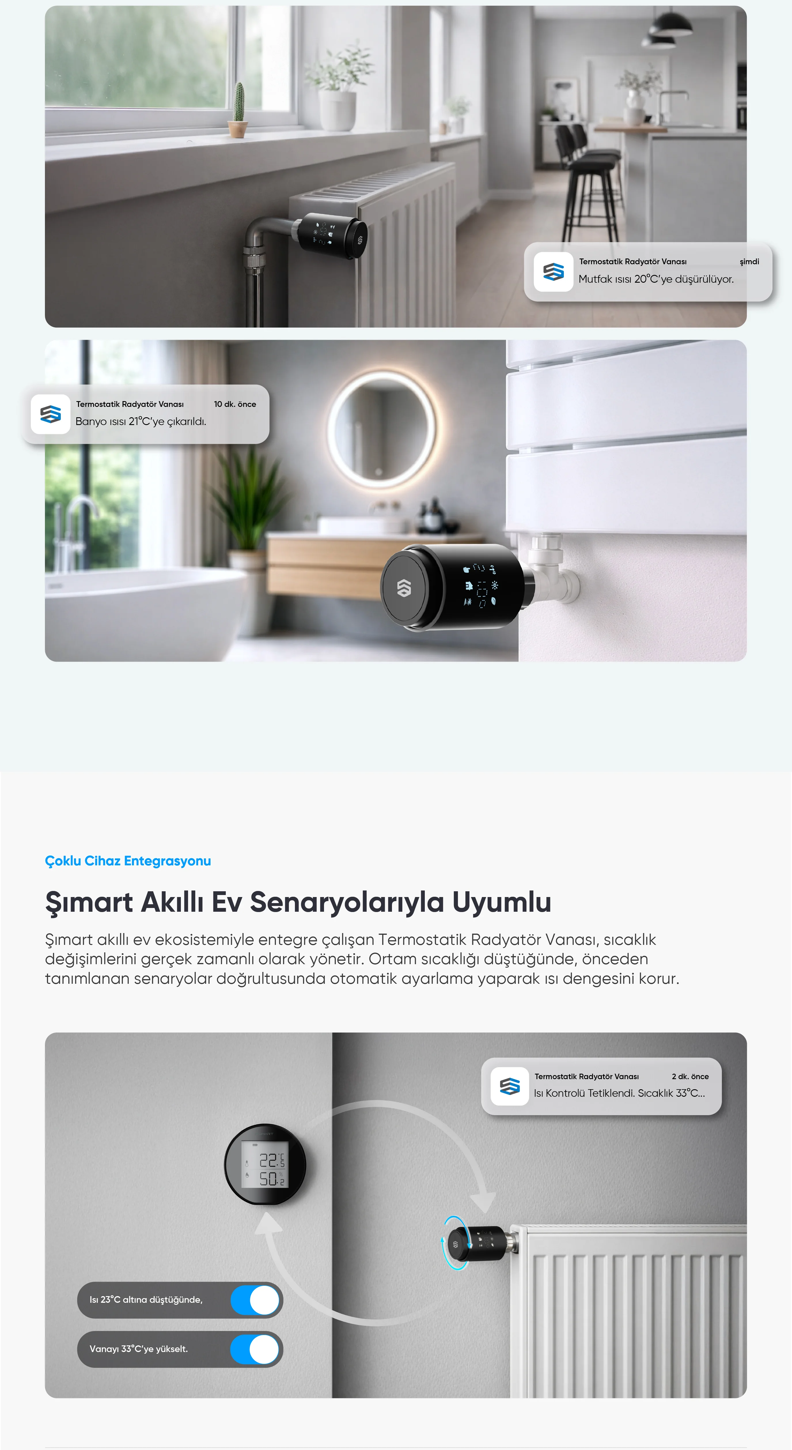 Termostatik Radyatör Vanası (Wi-Fi) - Termostatik Radyatör Vanası (Wi-Fi), Akıllı ev cihazı, IoT teknolojisi, Akıllı telefon kontrolü, Enerji tasarrufu IoT, Güvenlik IoT ürünü, Akıllı yaşam teknolojisi, Evinizi akıllandırın, IoT ile akıllı ev, Akıllı ev otomasyonu