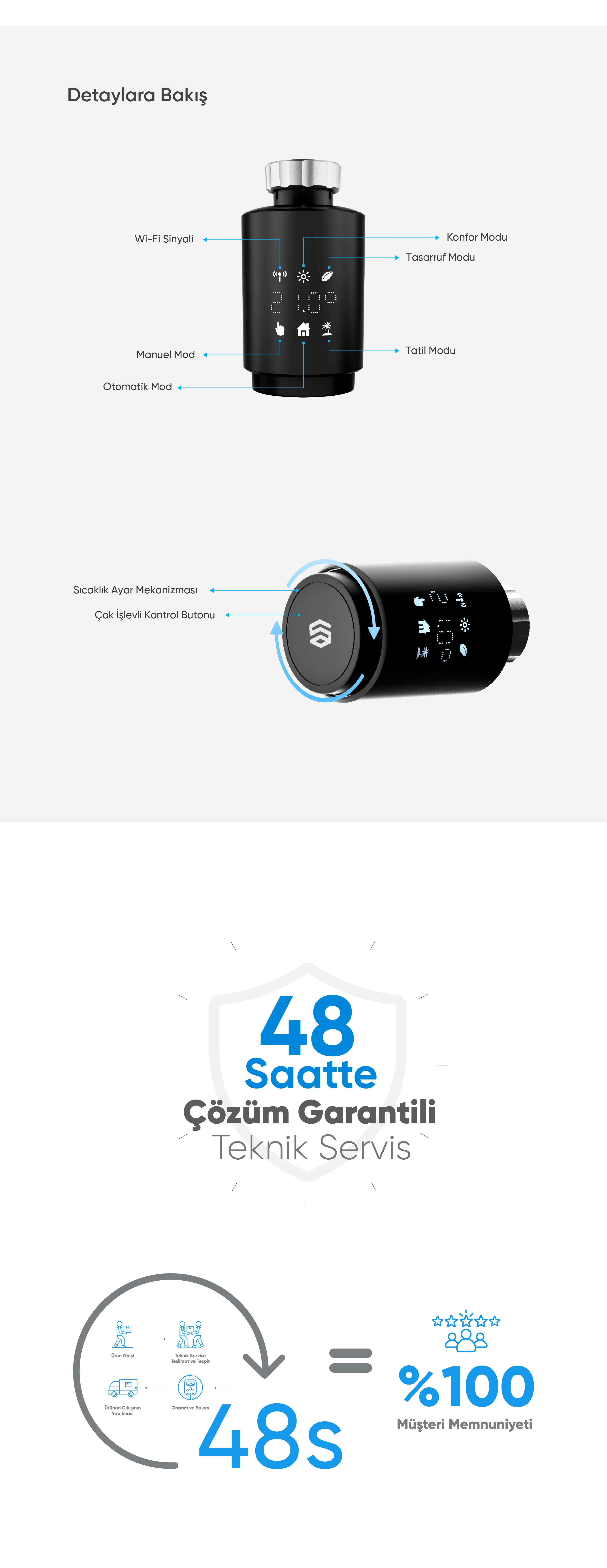 Termostatik Radyatör Vanası (Wi-Fi) - Termostatik Radyatör Vanası (Wi-Fi), Akıllı ev cihazı, IoT teknolojisi, Akıllı telefon kontrolü, Enerji tasarrufu IoT, Güvenlik IoT ürünü, Akıllı yaşam teknolojisi, Evinizi akıllandırın, IoT ile akıllı ev, Akıllı ev otomasyonu