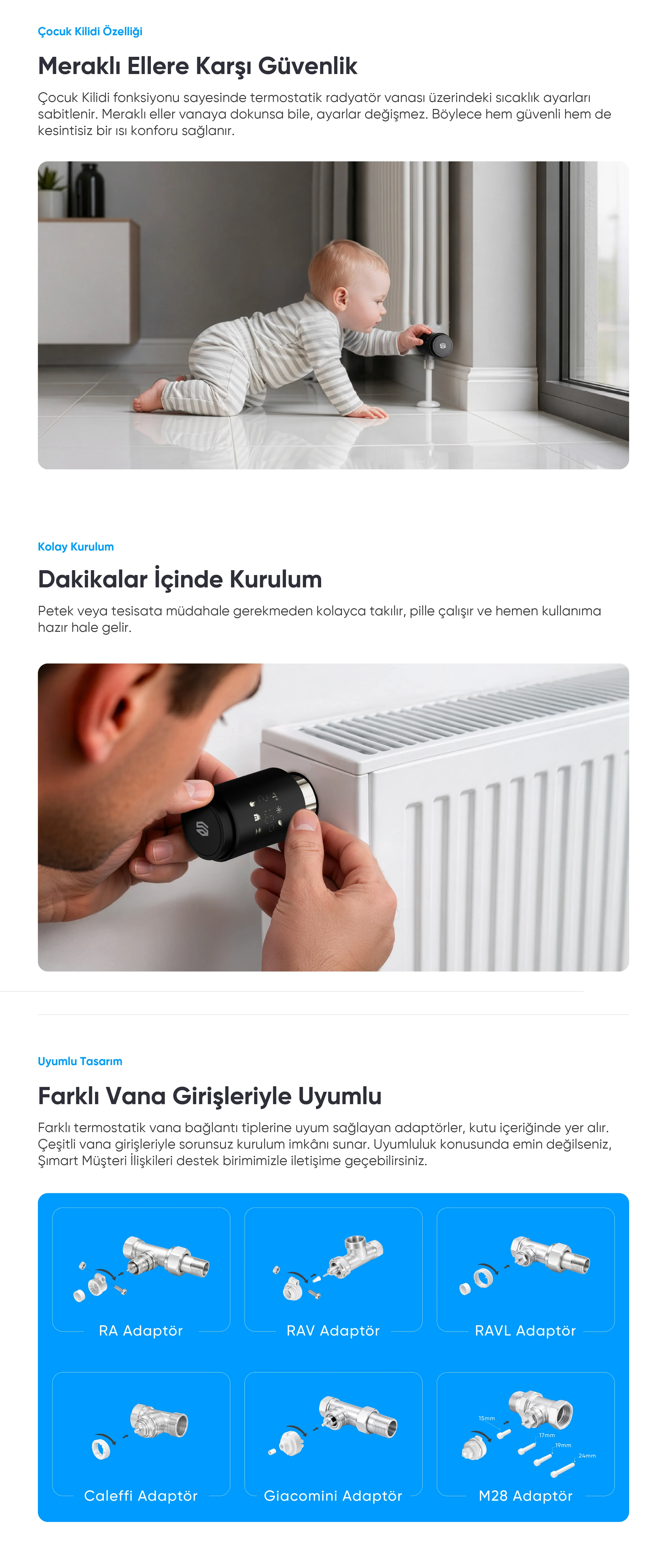 Termostatik Radyatör Vanası (Wi-Fi) - Termostatik Radyatör Vanası (Wi-Fi), Akıllı ev cihazı, IoT teknolojisi, Akıllı telefon kontrolü, Enerji tasarrufu IoT, Güvenlik IoT ürünü, Akıllı yaşam teknolojisi, Evinizi akıllandırın, IoT ile akıllı ev, Akıllı ev otomasyonu