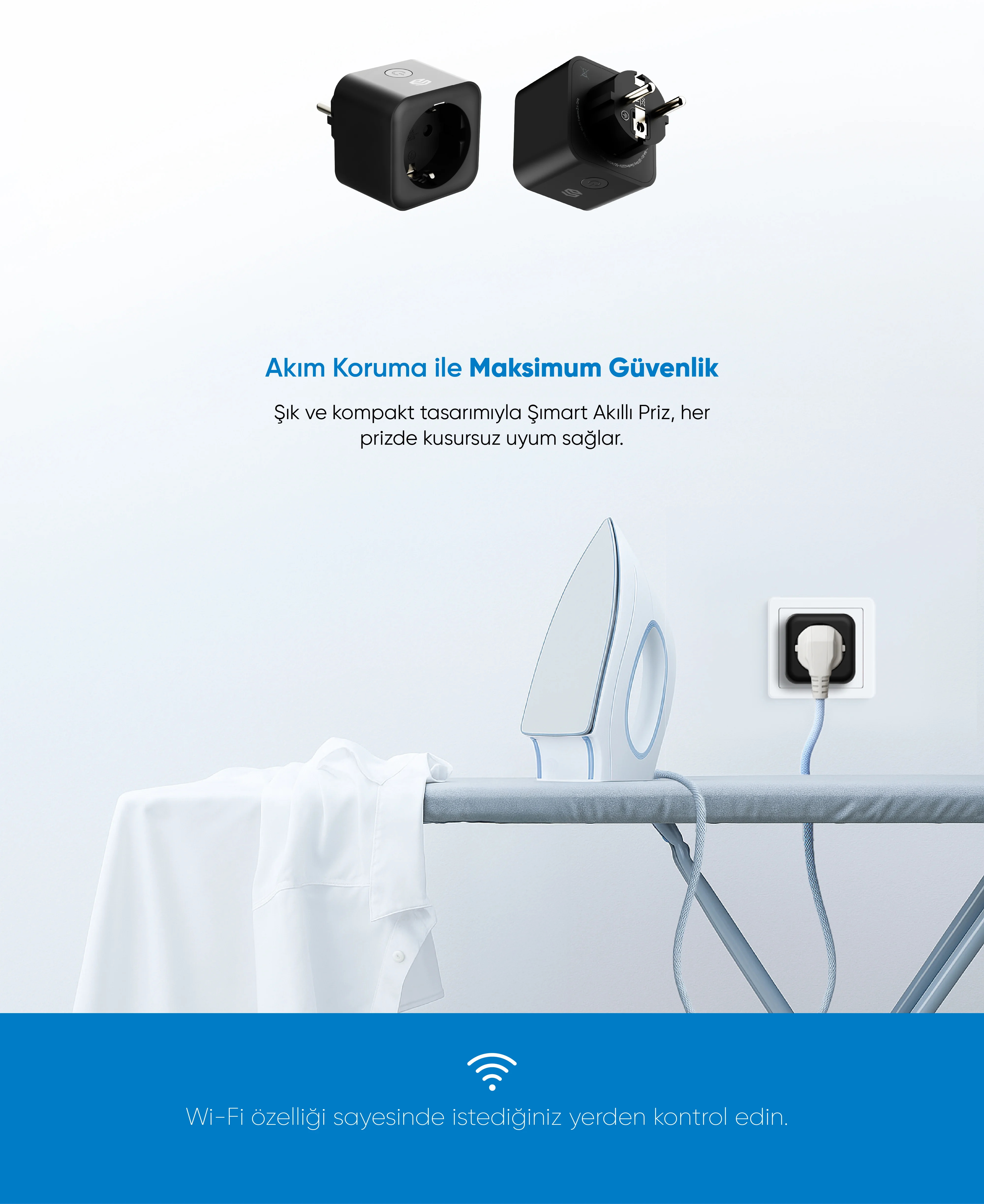 Akıllı Priz - Akıllı Priz, Akıllı ev cihazı, IoT teknolojisi, Akıllı telefon kontrolü, Enerji tasarrufu IoT, Güvenlik IoT ürünü, Akıllı yaşam teknolojisi, Evinizi akıllandırın, IoT ile akıllı ev, Akıllı ev otomasyonu