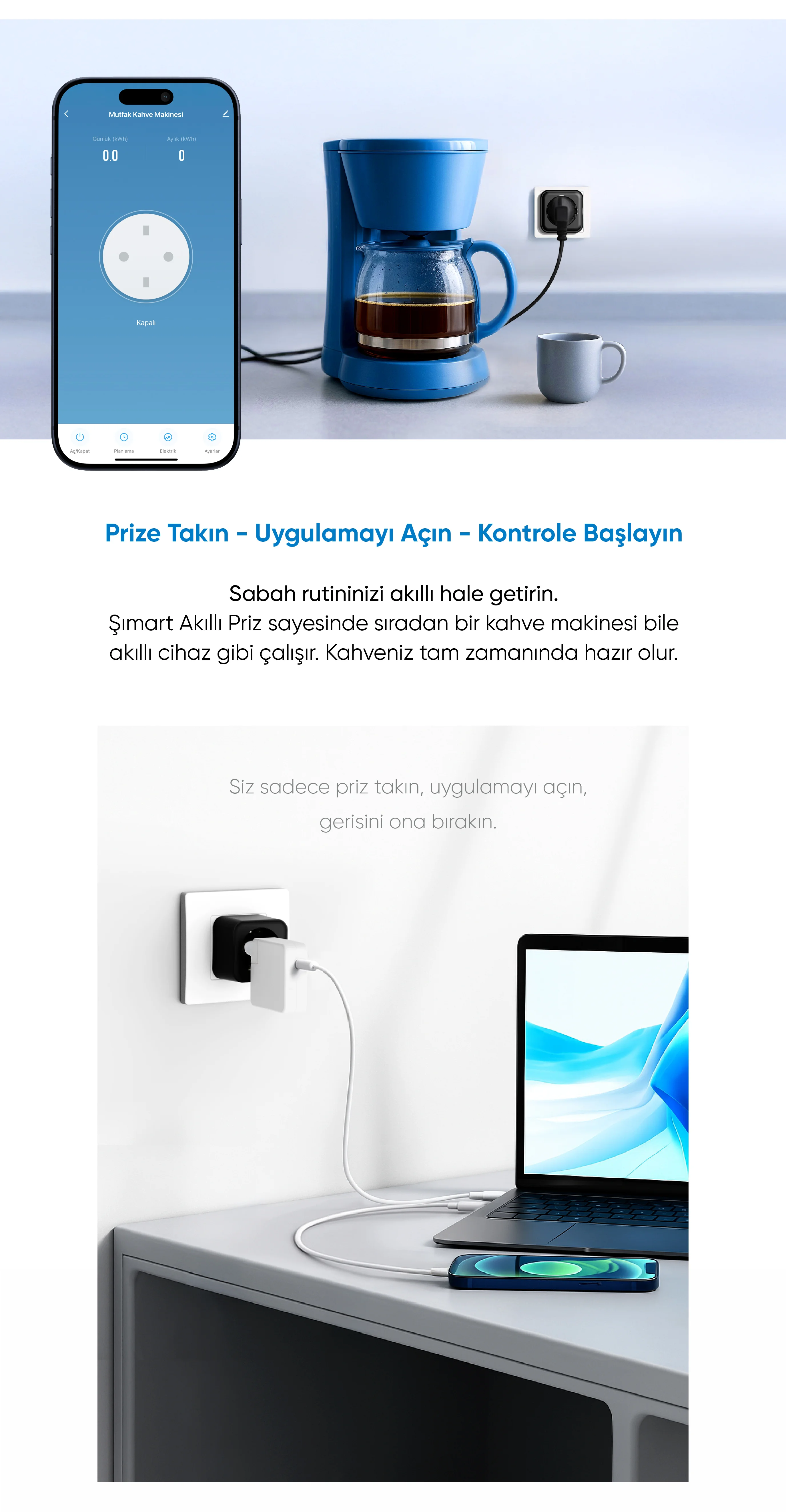Akıllı Priz - Akıllı Priz, Akıllı ev cihazı, IoT teknolojisi, Akıllı telefon kontrolü, Enerji tasarrufu IoT, Güvenlik IoT ürünü, Akıllı yaşam teknolojisi, Evinizi akıllandırın, IoT ile akıllı ev, Akıllı ev otomasyonu