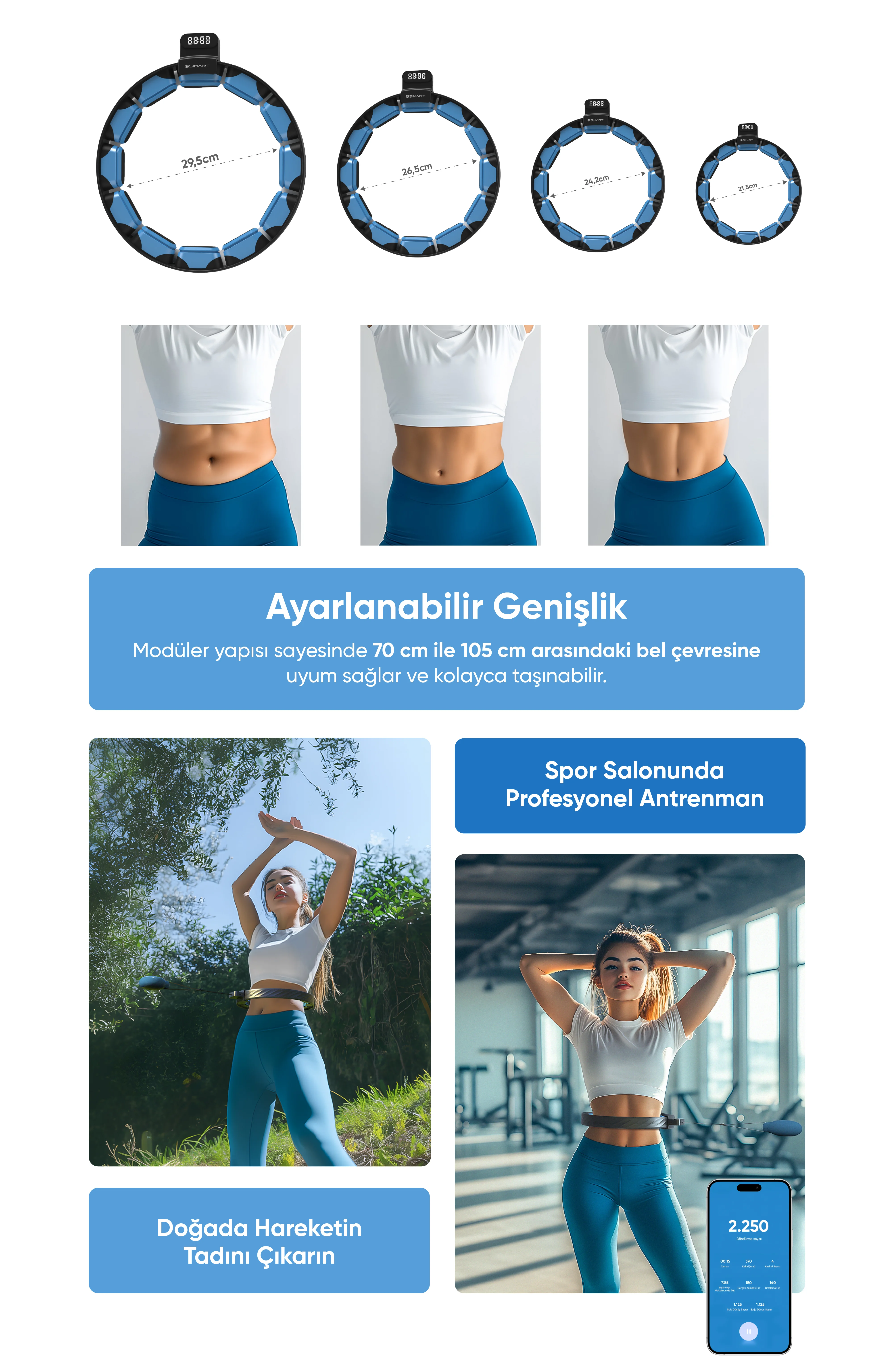 Akıllı Egzersiz Çemberi - Akıllı Egzersiz Çemberi, Akıllı ev cihazı, IoT teknolojisi, Akıllı telefon kontrolü, Enerji tasarrufu IoT, Güvenlik IoT ürünü, Akıllı yaşam teknolojisi, Evinizi akıllandırın, IoT ile akıllı ev, Akıllı ev otomasyonu