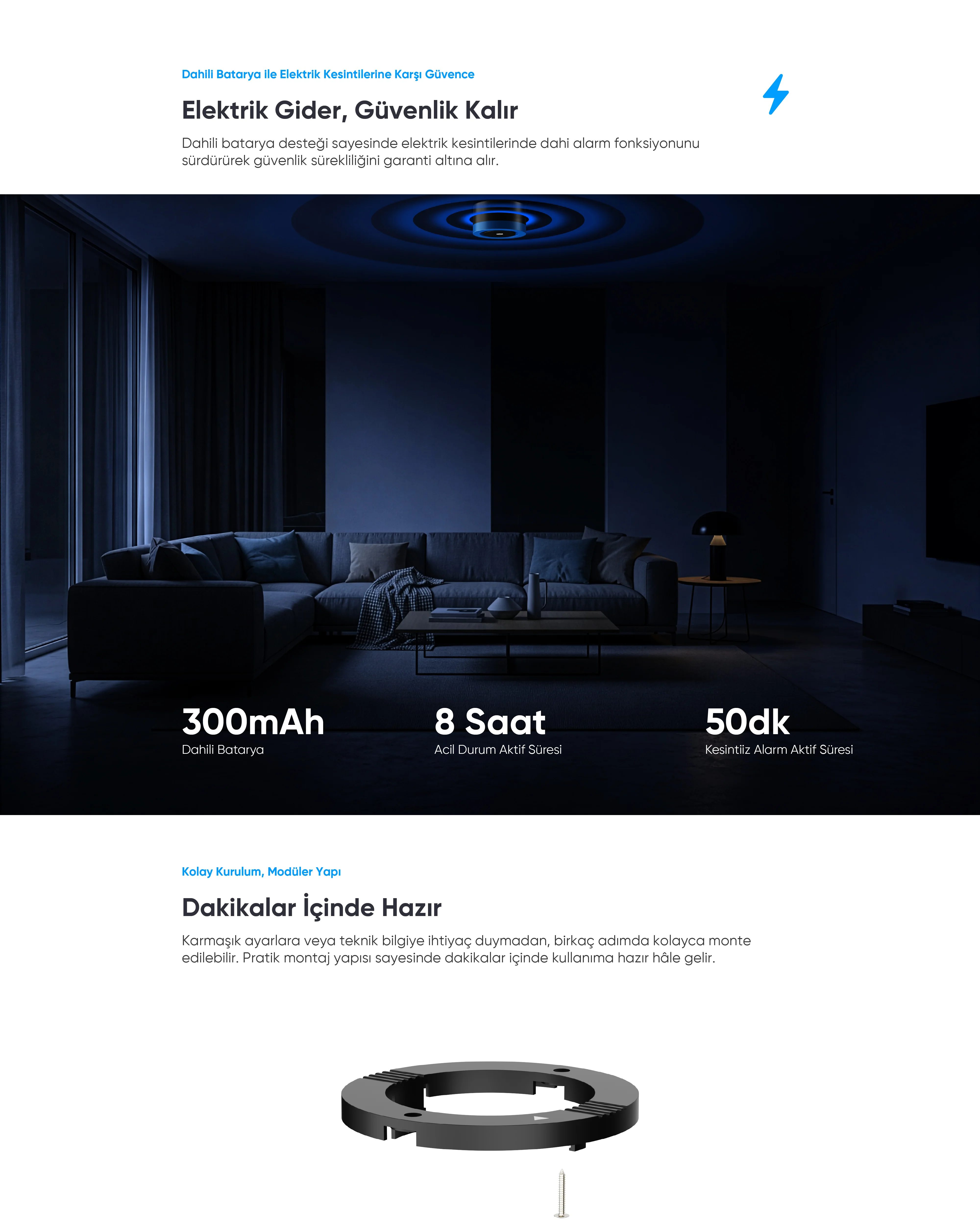 Akıllı Siren - Akıllı Siren, Akıllı ev cihazı, IoT teknolojisi, Akıllı telefon kontrolü, Enerji tasarrufu IoT, Güvenlik IoT ürünü, Akıllı yaşam teknolojisi, Evinizi akıllandırın, IoT ile akıllı ev, Akıllı ev otomasyonu