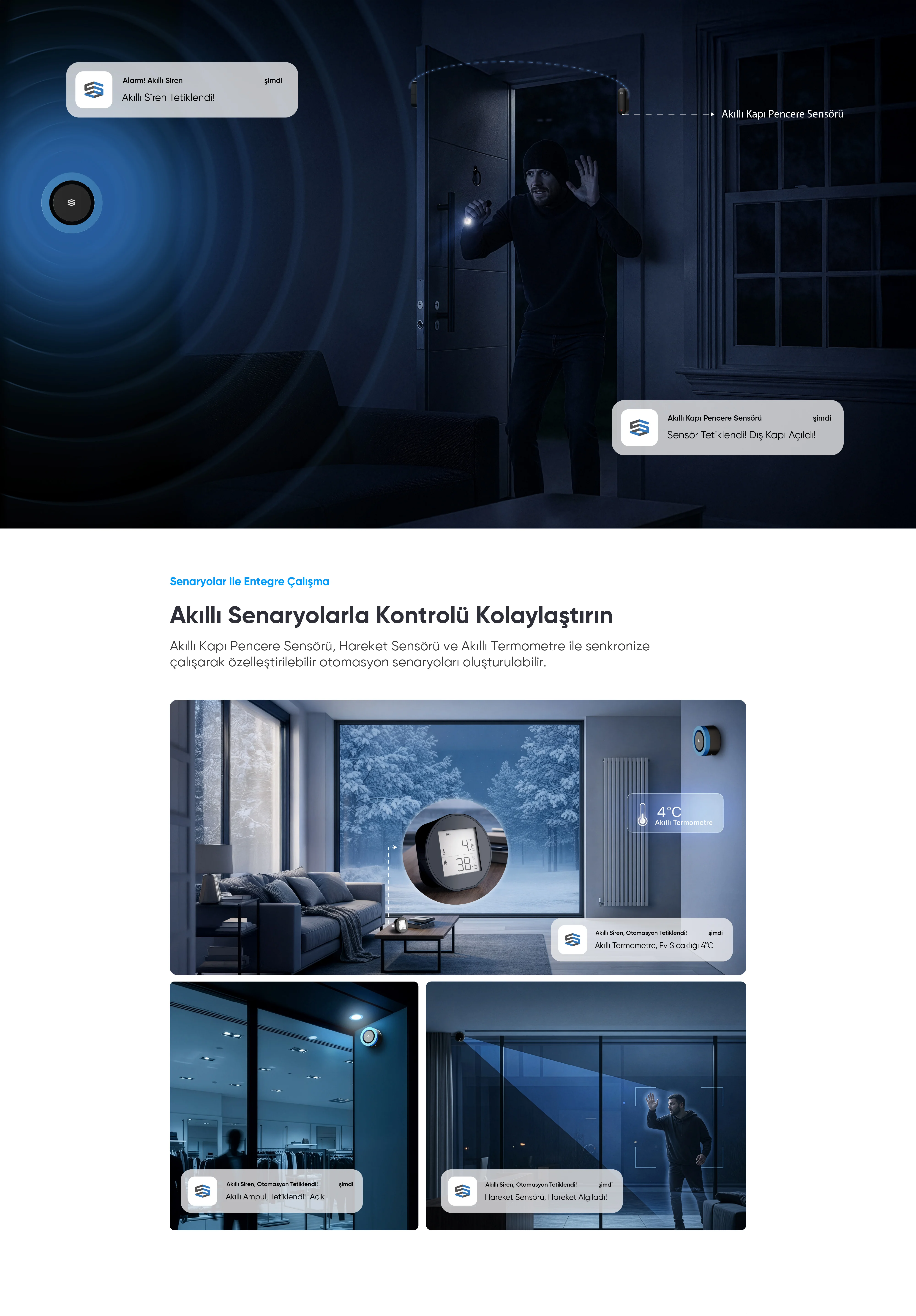 Akıllı Siren - Akıllı Siren, Akıllı ev cihazı, IoT teknolojisi, Akıllı telefon kontrolü, Enerji tasarrufu IoT, Güvenlik IoT ürünü, Akıllı yaşam teknolojisi, Evinizi akıllandırın, IoT ile akıllı ev, Akıllı ev otomasyonu