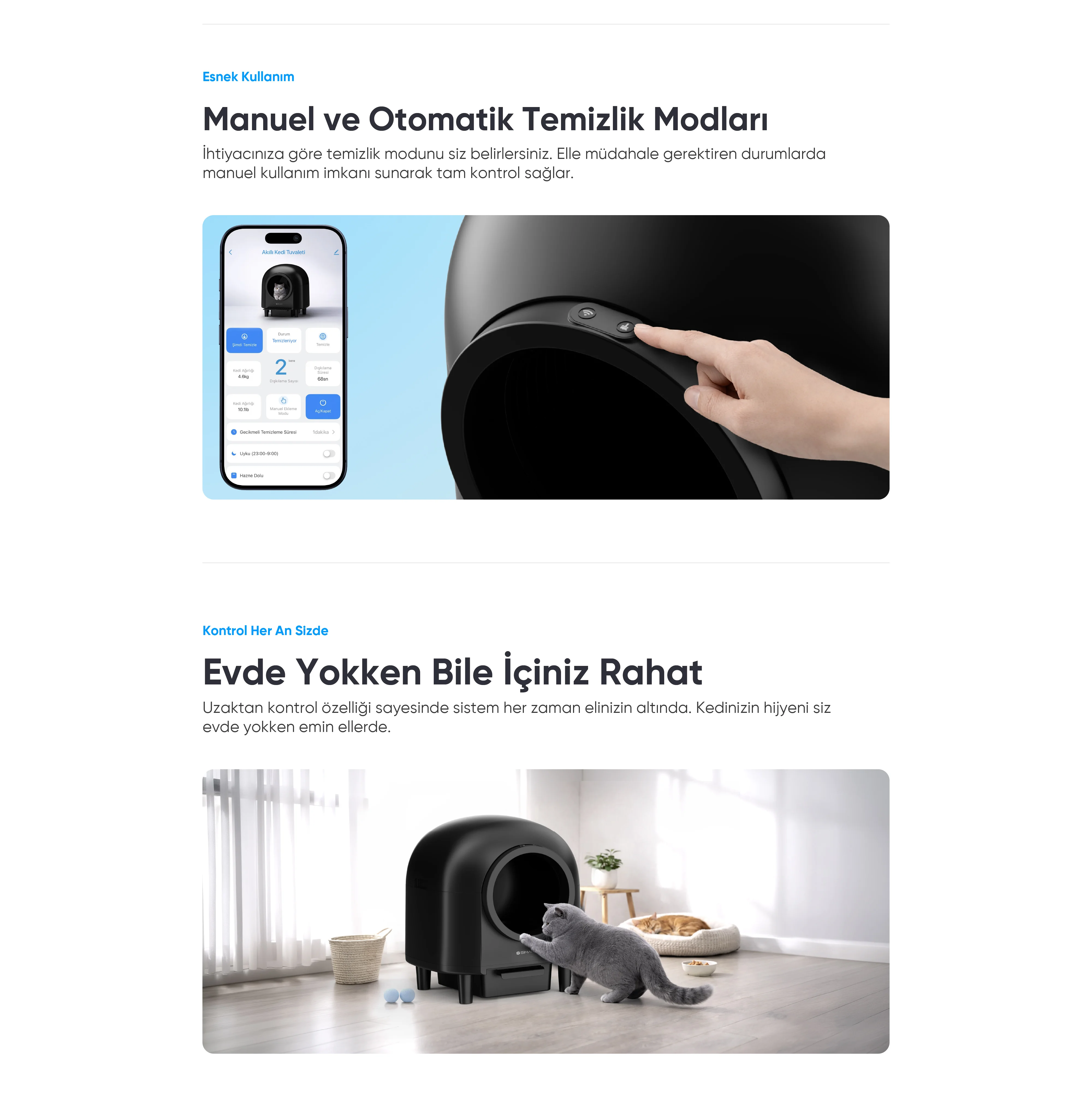 Akıllı Kedi Tuvaleti - akıllı kedi tuvaleti, elektronik kedi tuvaleti, otomatik kedi tuvaleti