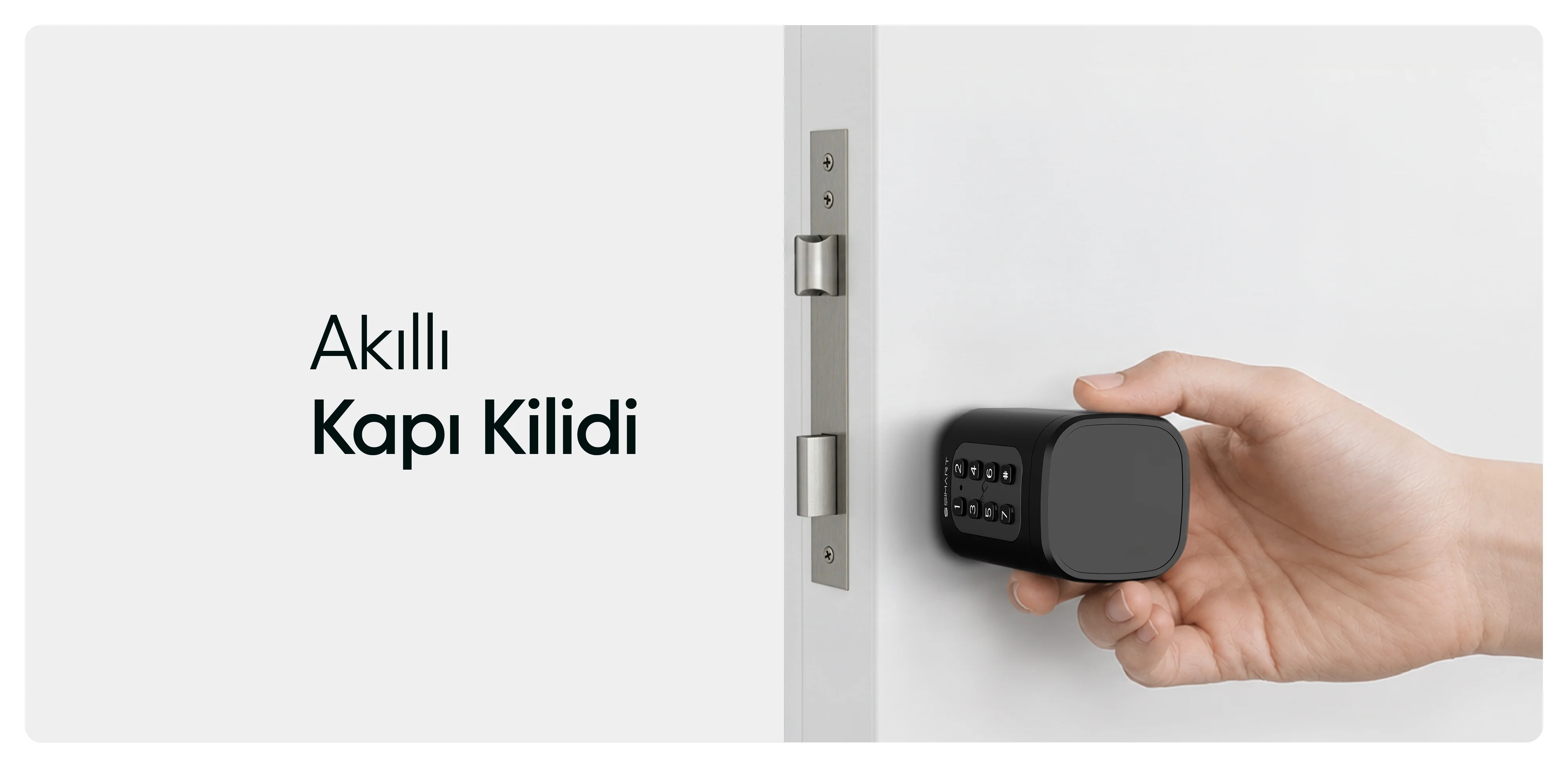 Akıllı Kapı Kilidi - akıllı kapı kilidi, parmak izli kapı kilidi, ev kapısını uzaktan açma, anahtarsız kapı kilidi, tuşlu kapı kilidi,